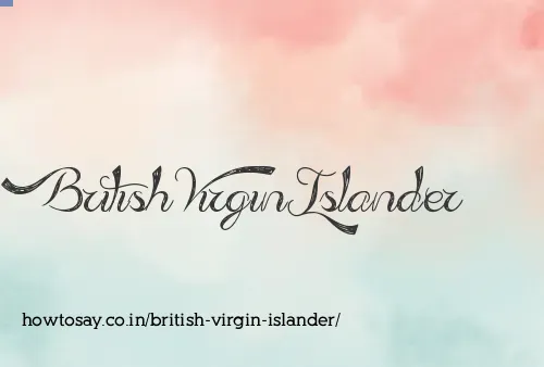 British Virgin Islander
