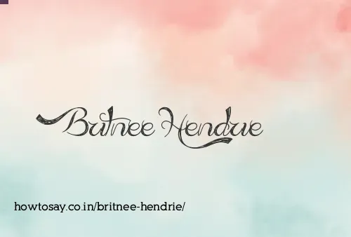 Britnee Hendrie