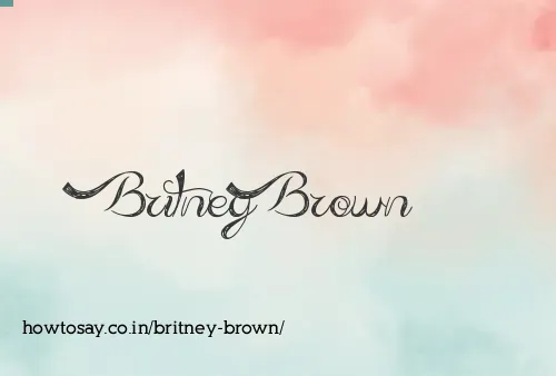Britney Brown