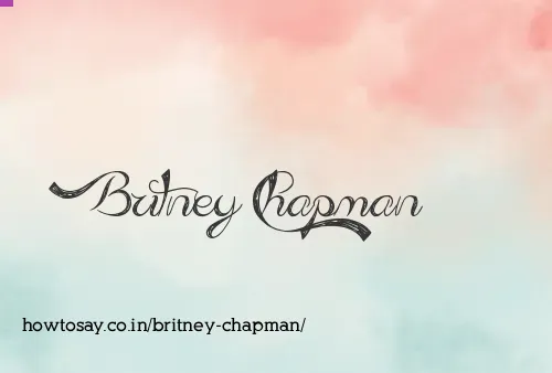 Britney Chapman