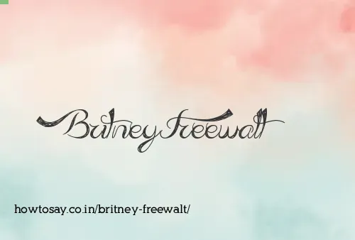 Britney Freewalt