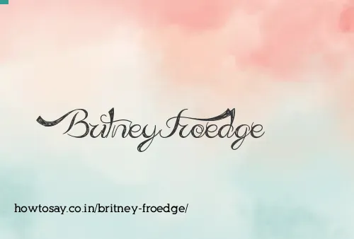 Britney Froedge