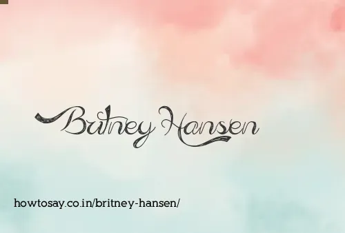 Britney Hansen