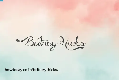 Britney Hicks