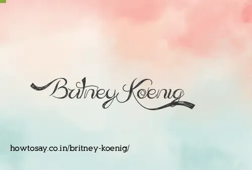 Britney Koenig