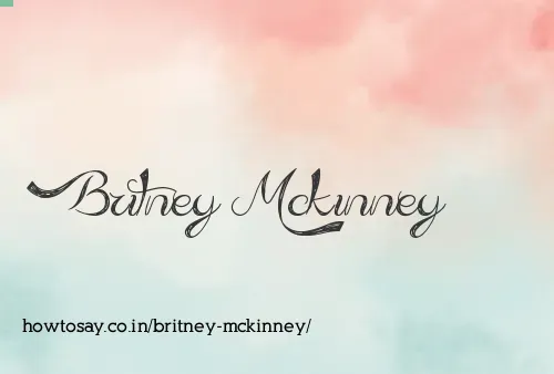 Britney Mckinney