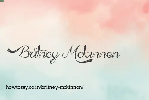 Britney Mckinnon