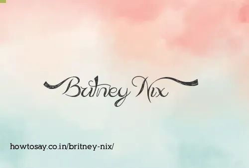 Britney Nix