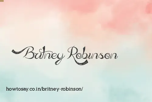 Britney Robinson