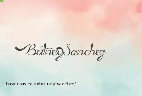 Britney Sanchez