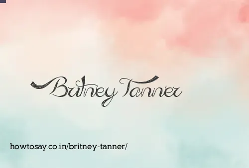 Britney Tanner