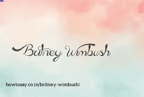 Britney Wimbush