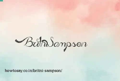 Britni Sampson