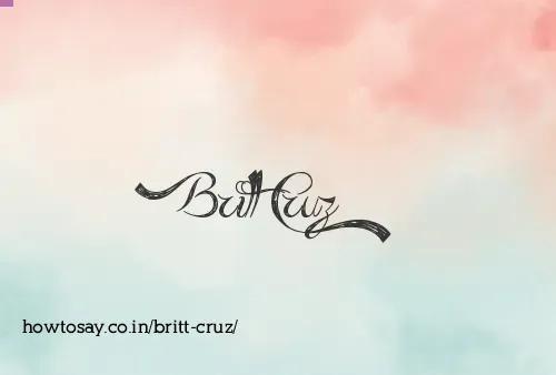 Britt Cruz