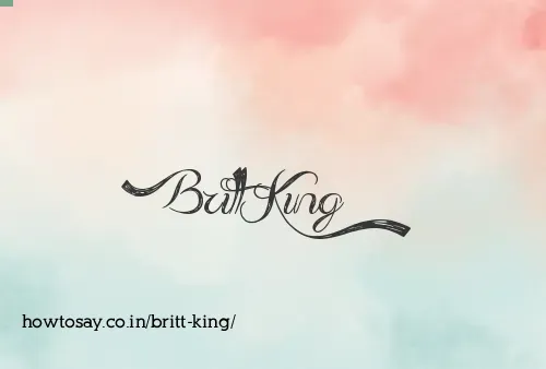 Britt King