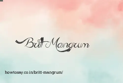 Britt Mangrum