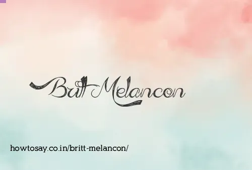 Britt Melancon