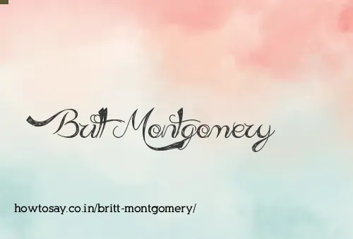 Britt Montgomery