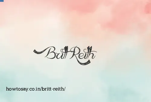 Britt Reith