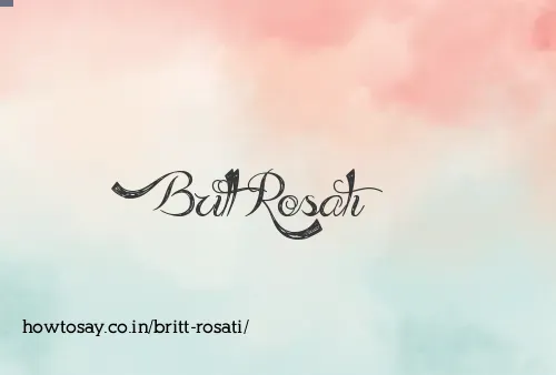 Britt Rosati
