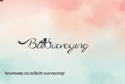 Britt Surveying
