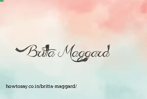 Britta Maggard