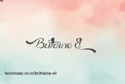 Brittaine El