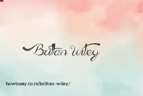Brittan Wiley