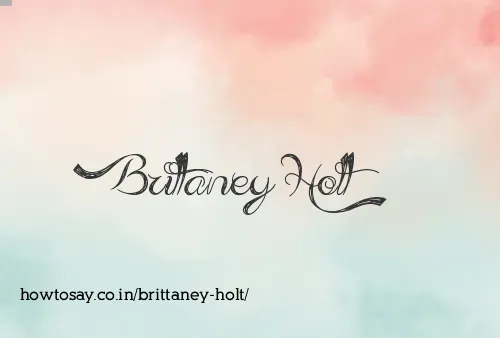Brittaney Holt