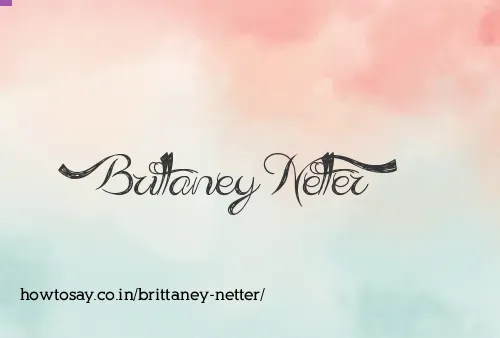 Brittaney Netter