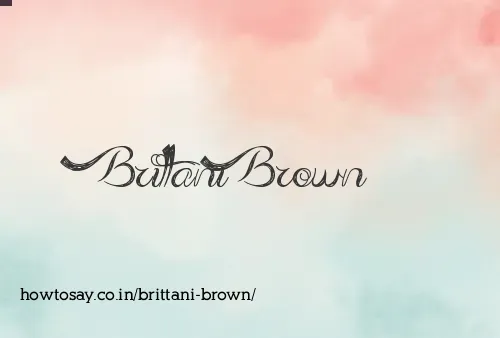Brittani Brown