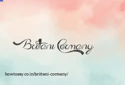 Brittani Cormany