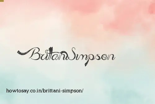 Brittani Simpson