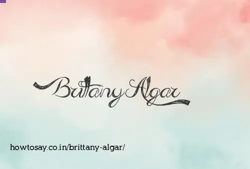 Brittany Algar