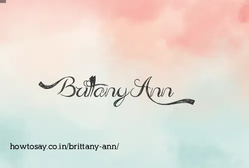 Brittany Ann