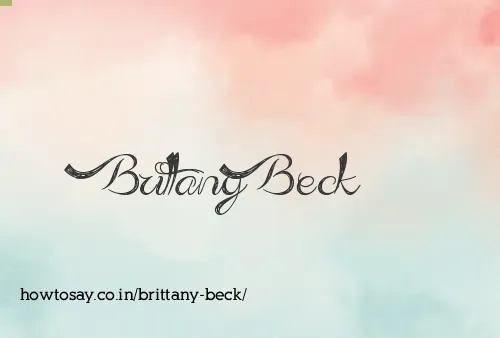 Brittany Beck