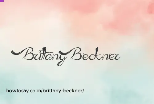 Brittany Beckner