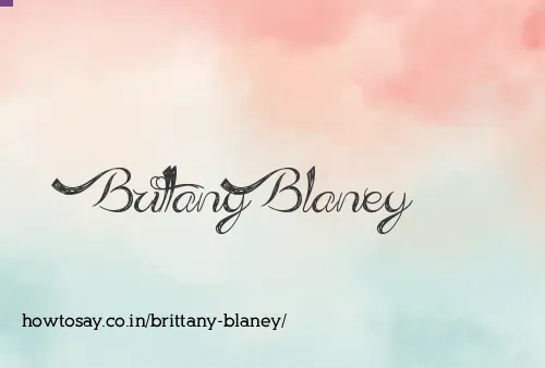 Brittany Blaney