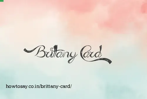 Brittany Card