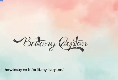 Brittany Carpton
