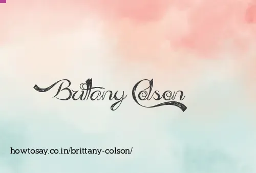 Brittany Colson