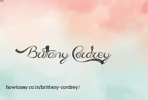 Brittany Cordrey