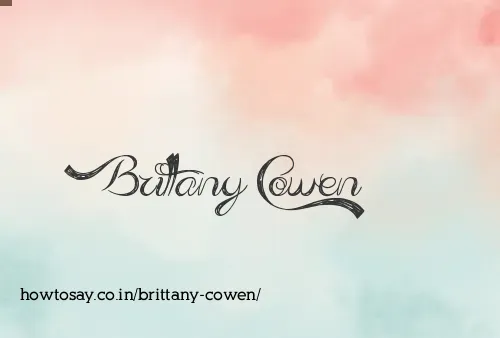 Brittany Cowen