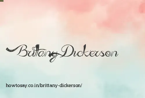 Brittany Dickerson
