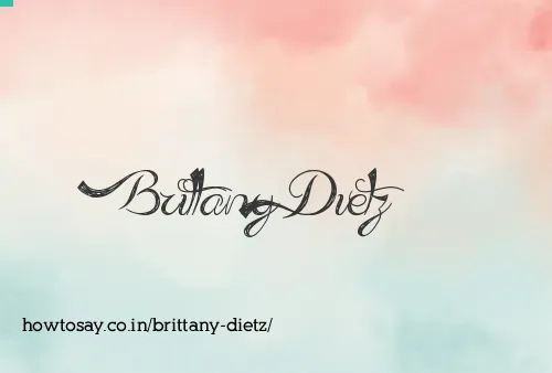 Brittany Dietz