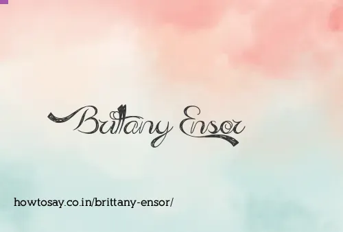 Brittany Ensor