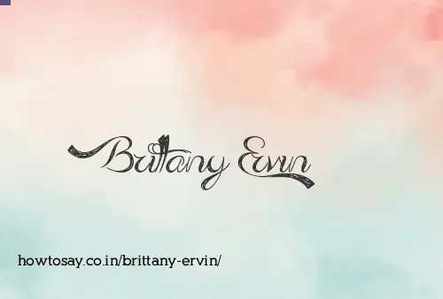 Brittany Ervin