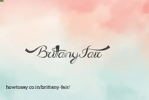Brittany Fair