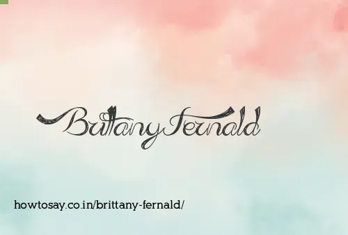 Brittany Fernald