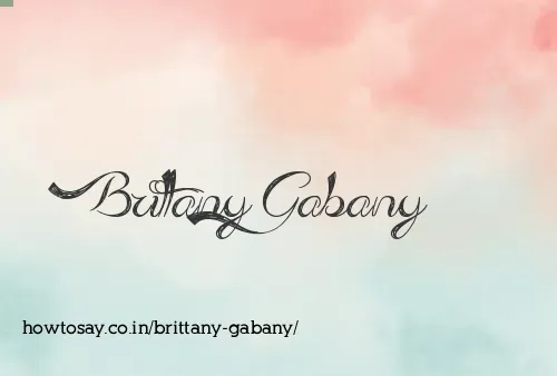 Brittany Gabany